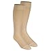 NuVein Medical Compression Stockings, 20-30 mmHg Support for Women & Men, Knee Length, Closed Toe, Beige, Medium