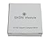SKÖN lifestyle Missy 15X/1X Personal Compact Mirror - Powerful 15X magnification & traditional 1X mirror, Full 180 degree opening, Effortless magnetic closure and opening- Metallic Silver