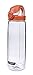 Nalgene Tritan OTF, Clear w/Orange Cap - 2 Count