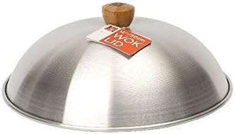 School of Wok - Lid for 14"/36cm Wok - wooden knob (Pack of 6)