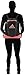 adidas Unisex Rumble II Sackpack, Black/Flash Red, ONE SIZE