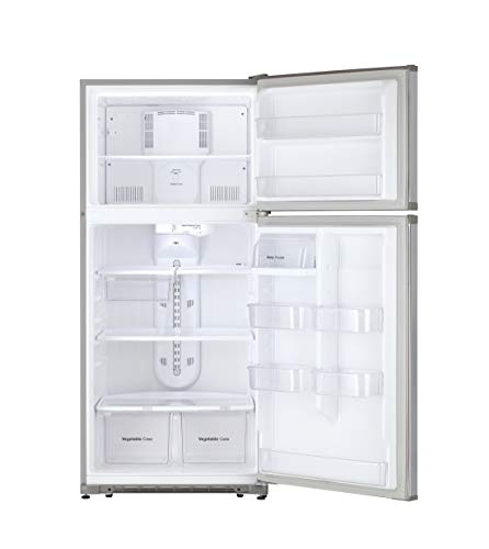 Daewoo RTE18GSSLD Top Mount Refrigerator, 18 Cu.Ft, Stainless, includes delivery and hookup