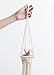 Mkono 2 Pack Mini Macrame Air Plant Holder Boho Tillandsia Hanger Modern Hanging Indoor Planter Home Deocor for Small Plants, Wall Decorations, Prefect Gifts