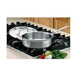 Cuisinart MCP33-24H MultiClad Pro Stainless 3-1/2-Quart Saute with Helper and Cover