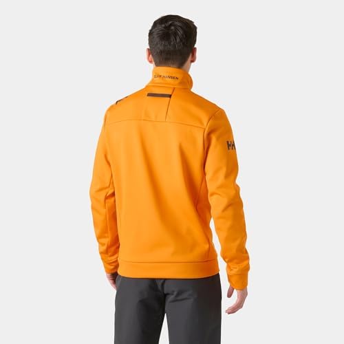 Herren Crew Fleece Jacket, Orange entzünden, L