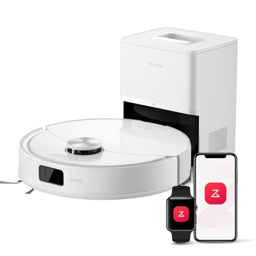 roborock Q10 S5+ Saugroboter mit Wischfunktion, 10.000 Pa HyperForce Saugkraft, Dual Anti-Tangle System, Auto Lifting Mopping, Ideal für Tierhaare, Te