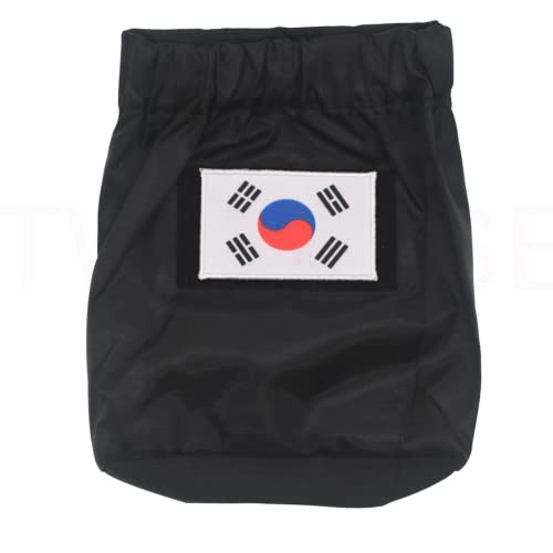 Waterproof Stem / Saddle Bag for BROMPTON South Korean Flag Design (customise with your own patches)
