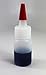Pinnacle Mercantile Small 1 ounce 12-Pack Plastic Squeeze Bottles with Red Tip Caps Great for Travel, Arts, Crafts, Vape Juice, Oil, Glue Empty