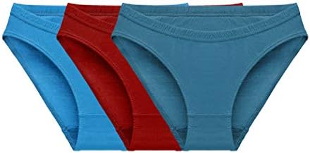 Women's 100% Cotton Panty (Pack of 3) Low Waist