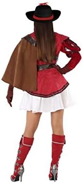 ATOSA Dirndl-Kostüm Für Damen – Deutsch Tracht In Schwarz/Rot, Größe XL