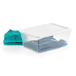 Sterilite 48-Pack Storage Box, Stackable Clear