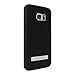 Seidio SURFACE with Metal Kickstand Case for the Samsung S7 Edge [Slim Case] - Non-Retail Packaging - Black/Black