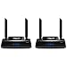 Wireless HDMI Extender with Loop-out IR Pass-back Support 1080P@60Hz Full HD Can Transmit Up to 150m 492ft (Line of Sight), Wifi HD AV Transmitter and Receiver for Projector Church Monitor Home Use