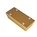Gold Bullion Door Stopper,Fake Gold Bar Paperweight Gold Doorstop Door Wedge for Home Office Decoration,Size 6.7 by 3 by 2 -inch (Hollow)