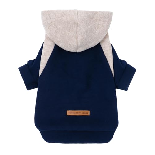 Fitwarm Color Block Dog Hoodie Sweater
