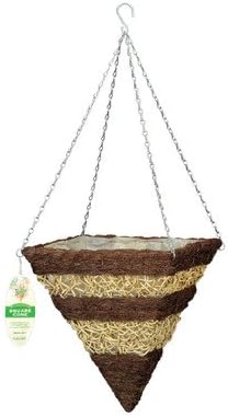 Brushwood &amp; White Rattan Square Cone