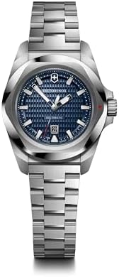 Amazon.com: Victorinox I.N.O.X. Small Black Dial Stainless Steel