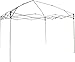 Amazon Basics 10' x 10' Pop-Up Canopy Tent, White, Cathedral-Style Roof, 96 sq ft Shade, 99% UV Protection