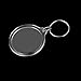 MagiDeal 10 pcs Round Blank Insert Photo Picture Frame Split Ring Keychain