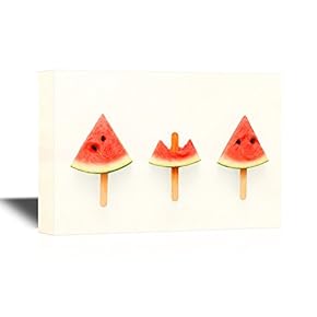 Watercolor on The ice Cream Stick