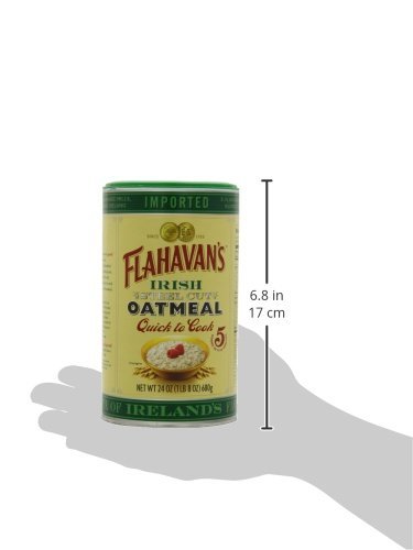 FLAHAVAN’S IRISH STEEL CUT OATMEAL QUICK TO COOK DRUM, 24-OUNCES (PACK OF 2)
