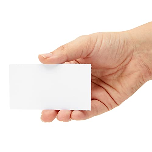 1000 Piece Blank Printable Business Cards 3.5 x 2, Perforated Card