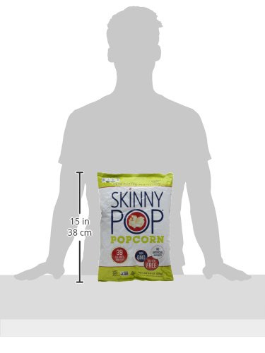 SKINNYPOP POPCORN, ORIGINAL, WHOLE GRAIN, DAIRY-FREE SNACK, 4.4OZ BAGS (12CT)