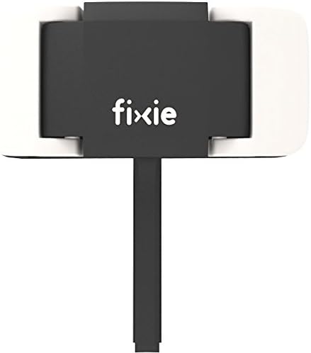 Fixie GENUINE Portable Side Mount Clip - aka Mountie Clip,Mountie iPad,Mountie Side-Mount Clip,iPad Stand and Cellphone Holder; Works with: all iPhones, iPads Mini, MacBooks (CLASSIC WHITE)
