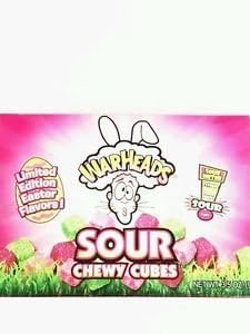 WarHeads Candy Sour Chewy Cubes Limited Edition Easter Flavors by WarHead Sour