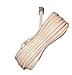OEM 25 feet Ivory Phone Telephone Extension Cord Cable Line Wire With Standard RJ-11 Plugs Jacks