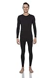 Rocky Thermal Underwear for Men Fleece Lined Thermals Men’s Base Layer Long John Set