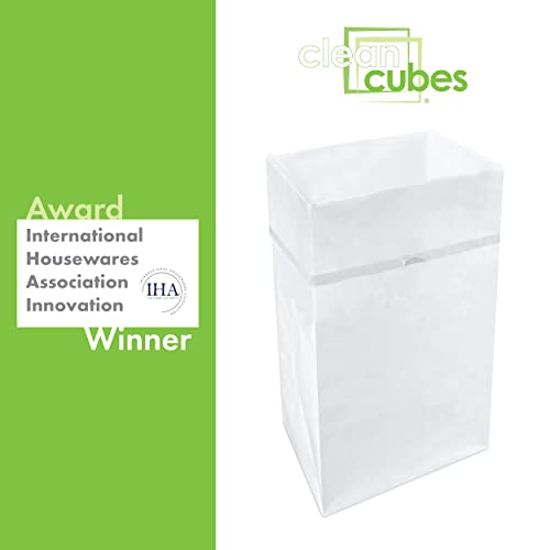 Clean Cubes 30 Gallon Trash Cans & Recycle Bins for Sanitary Garbage Disposal. Disposable