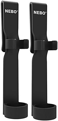 AOR POWER - NEBO BIG Larry Power Flashlight Worklight #AOR6393-2 Holster. (2 - Black Larry Holster)