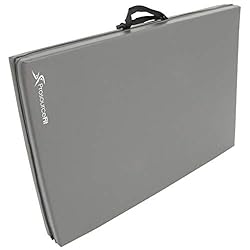 ProsourceFit Bi-Fold Folding Exercise Mat - Grey