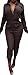 Chuanqi Women's Long Sleeve Zip Lapel Jumpsuit