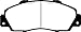 EBC Brakes DP3872C Redstuff Ceramic Low Dust Brake Pad