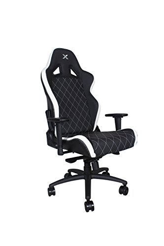 Ferrino XL White on Black Gaming and Lifestyle Chair by RapidX