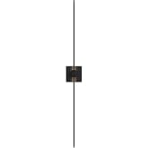 GEORGE KOVACS P1437-66A-L Parker LED Wall Sconce, 1-Light, 10 Total Watts, 4.75-in H x 41.25-in W, Coal Black