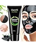 Charcoal peel off mask, Charcoal Black Mask, Remove Blackhead Facial Mask, Invisible Pores, Deep Cleansing Purifying Mask, Activated Natural Bamboo Charcoal Blackhead Peel Off Mask