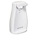 Proctor Silex Power Electric Automatic Can Opener with Knife Sharpener, Twist-off Easy-Clean Lever, Cord Storage, White (75224F) primary