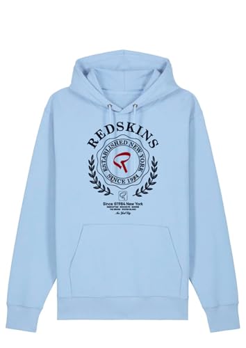 Redskins, Sudaderas, Jerseys, Chalecos, Hoodies, Forro, Casual, Atletico, con Capucha, Ropa Adultos, Unisex, Hombre, Mujer, Modelo RSS25SW1 Sky Blue S
