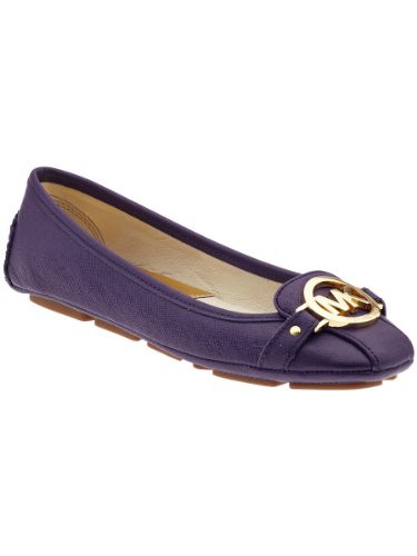 michael kors fulton flats purple