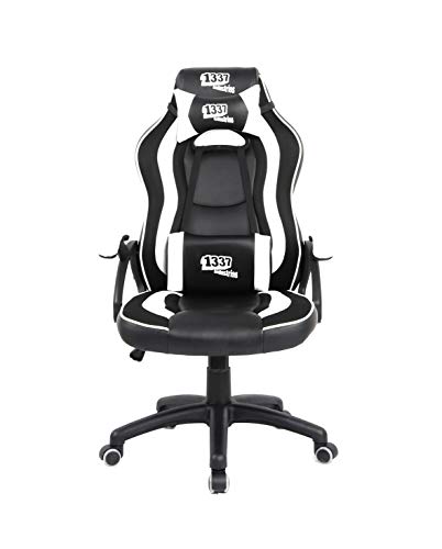 1337-Industries-Silla-GC650BW-Silla-Gaming-Color-Negro-y-Blanco