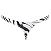 FFESHOW Men's Smooth Bikini Pouch Underwear G String Thongs (Zebra)
