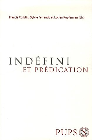 Indéfini et prédication