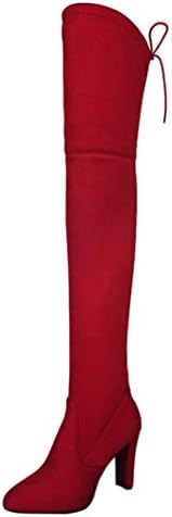 Women Stretch Thigh High Boots,HOMEBABY Faux Slim High Over The Knee Boots High Heels Shoes
