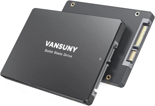 Vansuny Intern SSD 512GB 2.5 Zoll SATA III 6 Gb/s SSD Festplatte Intern 512GB 3D TLC NAND-Technologie zum Aufrüsten von PC/Laptop Speicher und Speiche