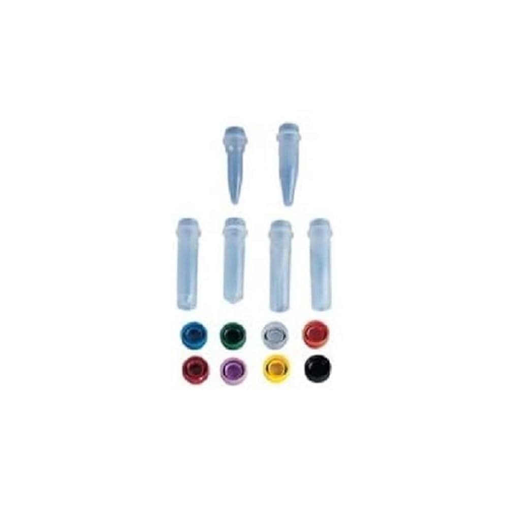 neoLab 1-6187 Reaction vessels with screw thread, 2.0 ml, conical tip, pack of 500