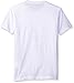 Versace Jeans Men's Two Color T-Shirt with Front Logo, Bianco, Large