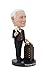 Royal Bobbles Bobblehead of Thomas Edison with a Glow-in-The-Dark Light Bulb, Collectible Bobblehead Figurine, Science Gifts